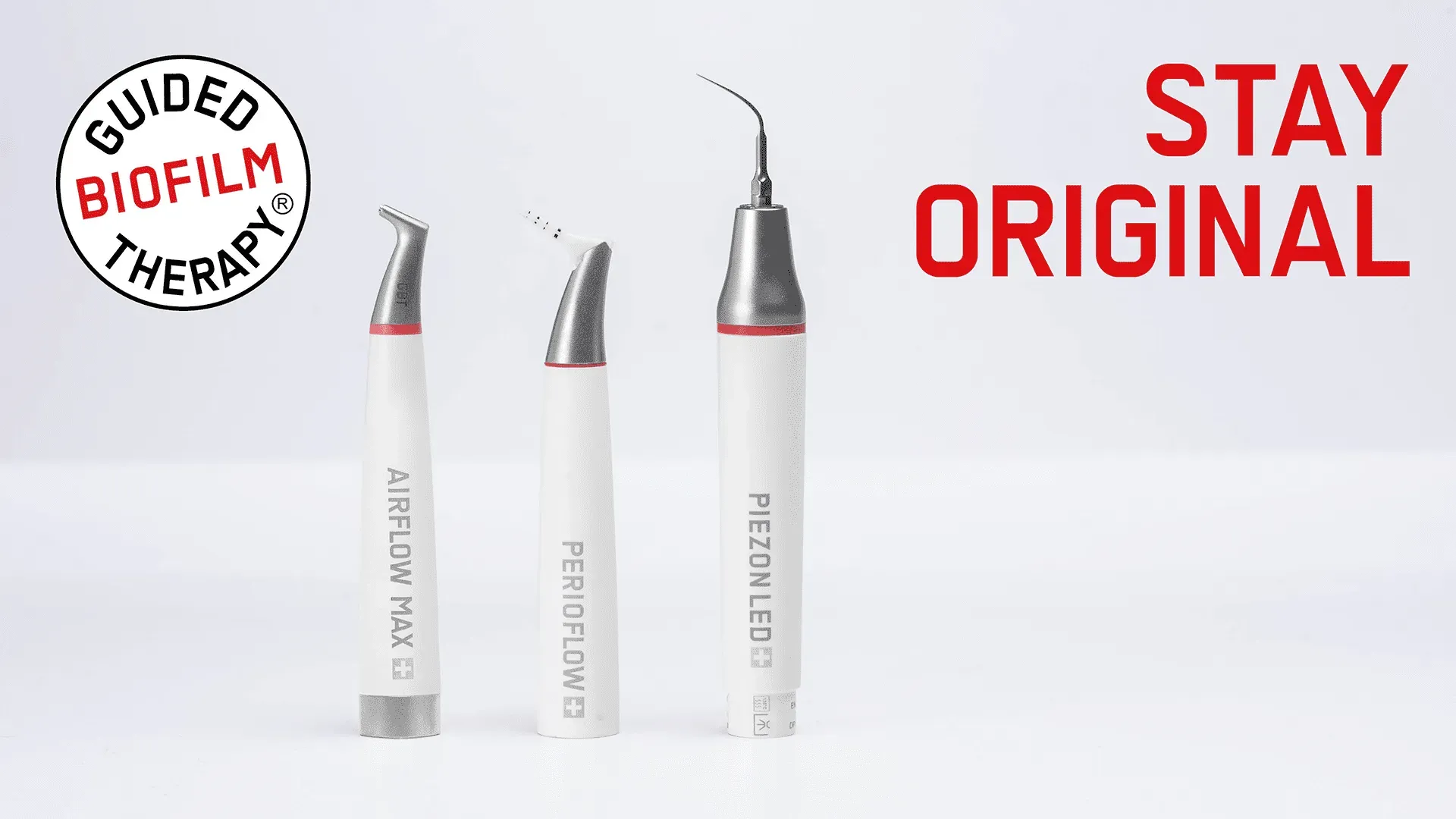 AIRFLOW®, PERIOFLOW® și PIEZON® utilizate în protocolul Guided Biofilm Therapy